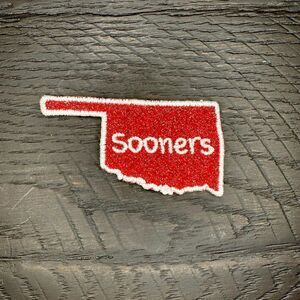 Glitter Oklahoma Sooners Patch